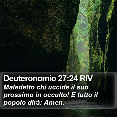 Deuteronomio 27:24 RIV Bible Verse Image