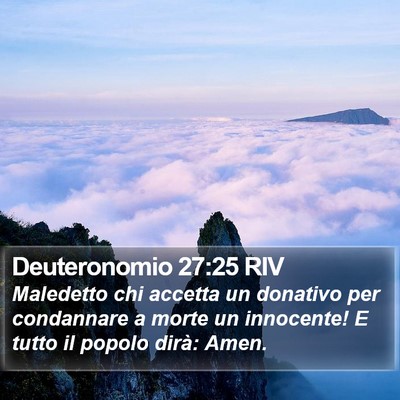 Deuteronomio 27:25 RIV Bible Verse Image