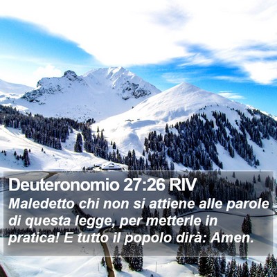 Deuteronomio 27:26 RIV Bible Verse Image