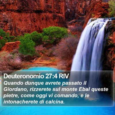 Deuteronomio 27:4 RIV Bible Verse Image