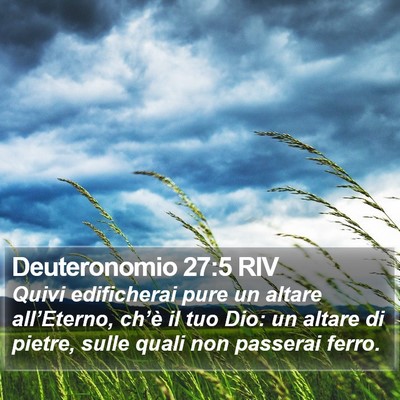Deuteronomio 27:5 RIV Bible Verse Image
