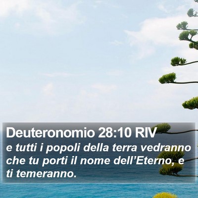Deuteronomio 28:10 RIV Bible Verse Image