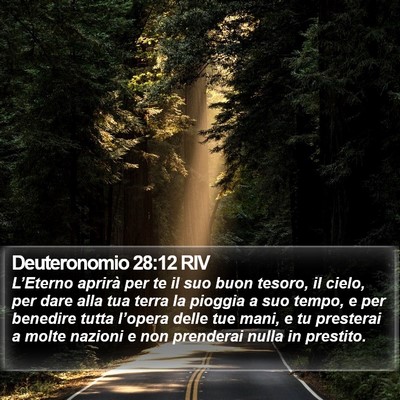 Deuteronomio 28:12 RIV Bible Verse Image