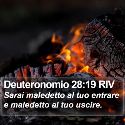 Deuteronomio 28:19 RIV Bible Verse Image