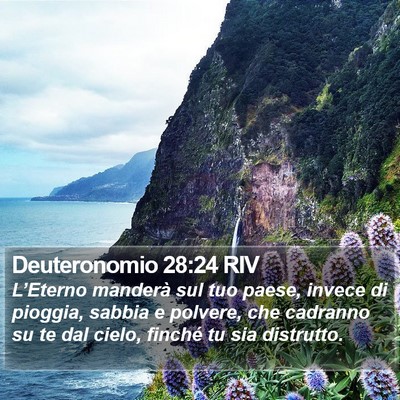 Deuteronomio 28:24 RIV Bible Verse Image