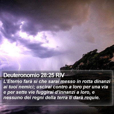 Deuteronomio 28:25 RIV Bible Verse Image