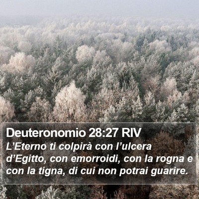 Deuteronomio 28:27 RIV Bible Verse Image