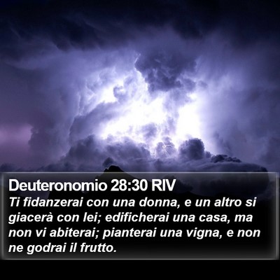 Deuteronomio 28:30 RIV Bible Verse Image