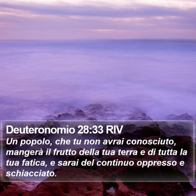 Deuteronomio 28:33 RIV Bible Verse Image