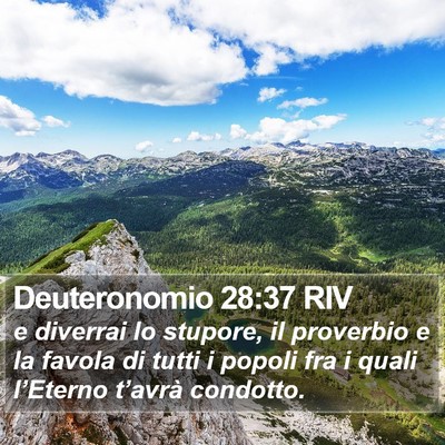 Deuteronomio 28:37 RIV Bible Verse Image