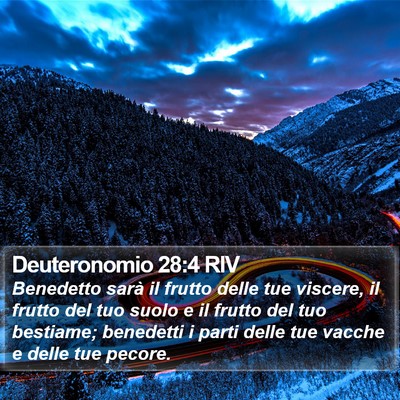 Deuteronomio 28:4 RIV Bible Verse Image