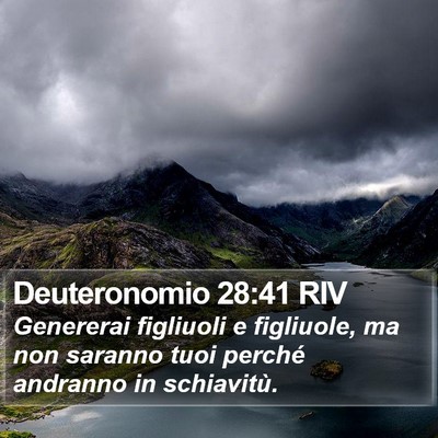 Deuteronomio 28:41 RIV Bible Verse Image