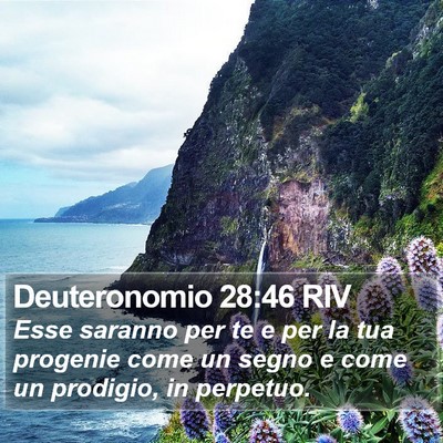 Deuteronomio 28:46 RIV Bible Verse Image