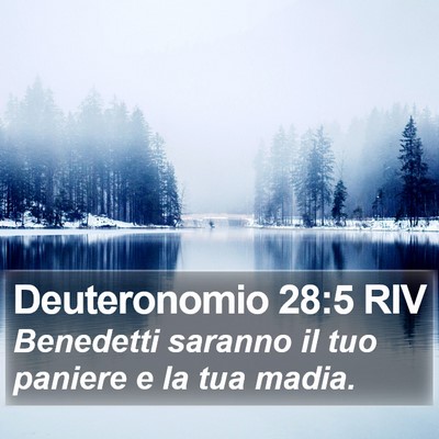 Deuteronomio 28:5 RIV Bible Verse Image