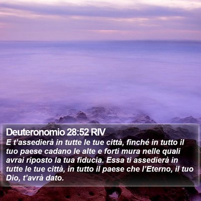 Deuteronomio 28:52 RIV Bible Verse Image