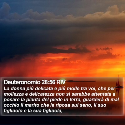 Deuteronomio 28:56 RIV Bible Verse Image