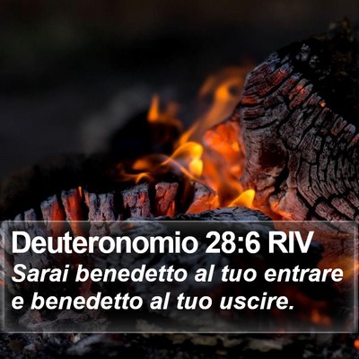 Deuteronomio 28:6 RIV Bible Verse Image