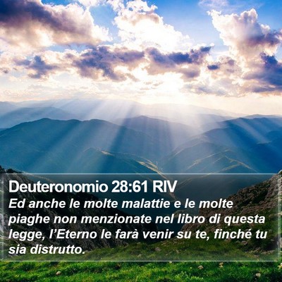 Deuteronomio 28:61 RIV Bible Verse Image