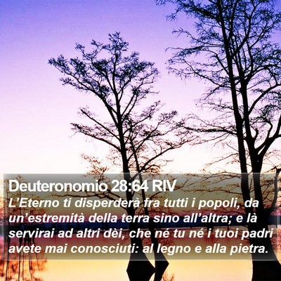 Deuteronomio 28:64 RIV Bible Verse Image