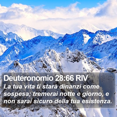 Deuteronomio 28:66 RIV Bible Verse Image
