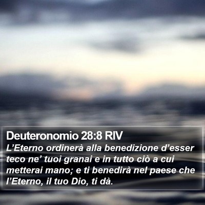 Deuteronomio 28:8 RIV Bible Verse Image