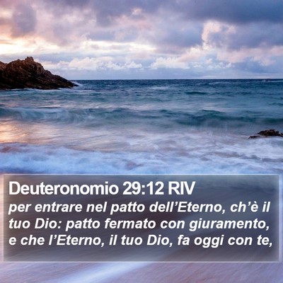 Deuteronomio 29:12 RIV Bible Verse Image