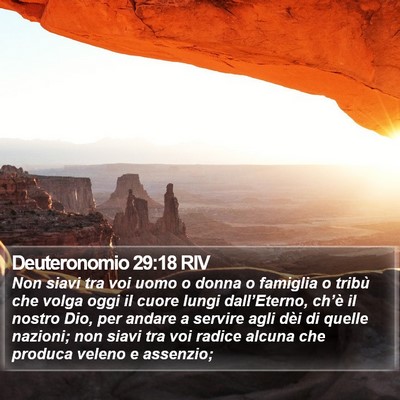 Deuteronomio 29:18 RIV Bible Verse Image