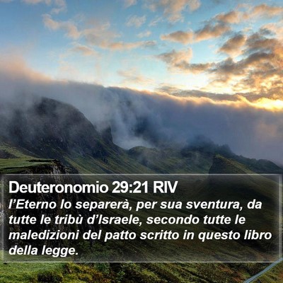 Deuteronomio 29:21 RIV Bible Verse Image