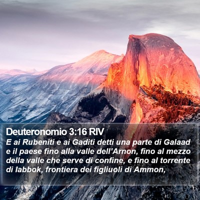 Deuteronomio 3:16 RIV Bible Verse Image
