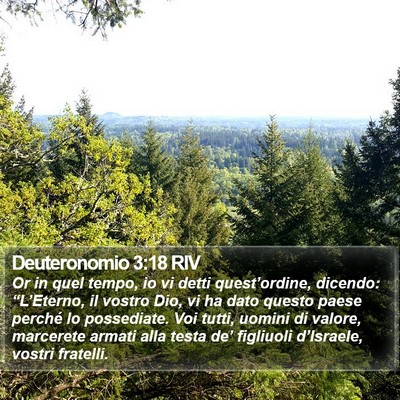 Deuteronomio 3:18 RIV Bible Verse Image