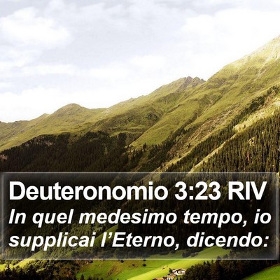 Deuteronomio 3:23 RIV Bible Verse Image