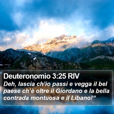 Deuteronomio 3:25 RIV Bible Verse Image