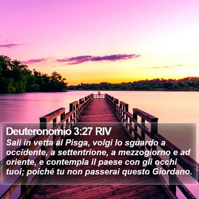 Deuteronomio 3:27 RIV Bible Verse Image