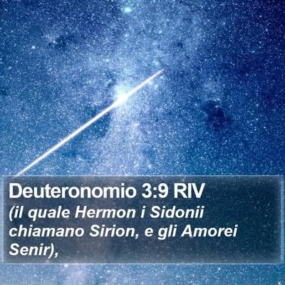 Deuteronomio 3:9 RIV Bible Verse Image