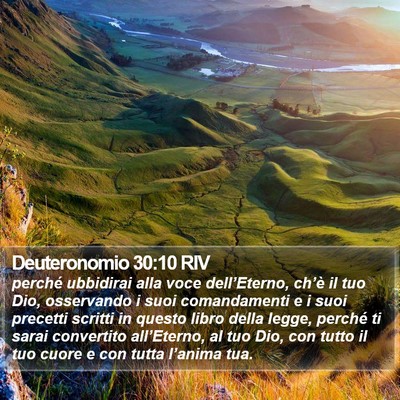 Deuteronomio 30:10 RIV Bible Verse Image