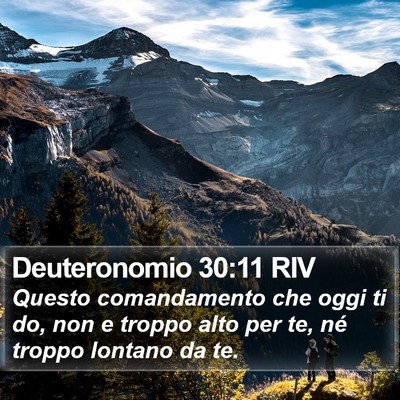 Deuteronomio 30:11 RIV Bible Verse Image