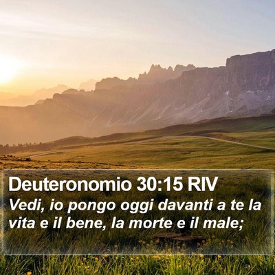 Deuteronomio 30:15 RIV Bible Verse Image