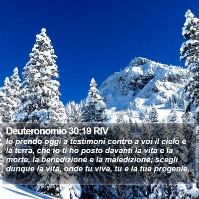 Deuteronomio 30:19 RIV Bible Verse Image