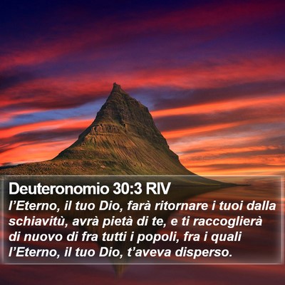 Deuteronomio 30:3 RIV Bible Verse Image
