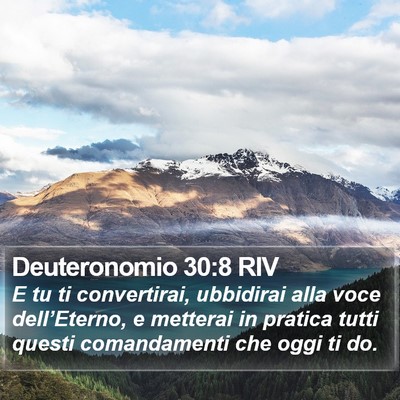 Deuteronomio 30:8 RIV Bible Verse Image