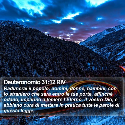 Deuteronomio 31:12 RIV Bible Verse Image