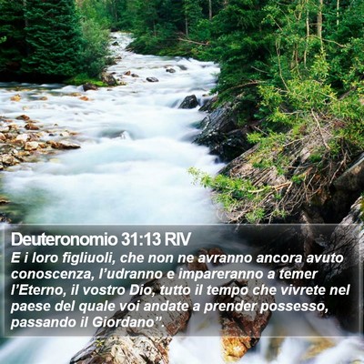 Deuteronomio 31:13 RIV Bible Verse Image