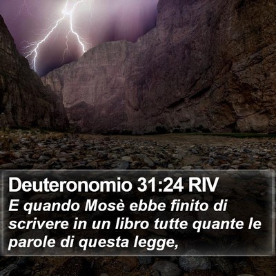 Deuteronomio 31:24 RIV Bible Verse Image