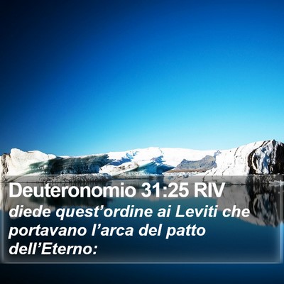 Deuteronomio 31:25 RIV Bible Verse Image