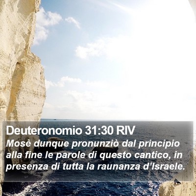 Deuteronomio 31:30 RIV Bible Verse Image