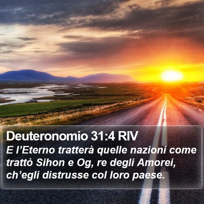 Deuteronomio 31:4 RIV Bible Verse Image