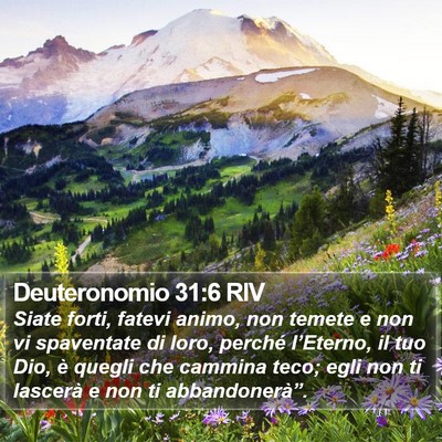 Deuteronomio 31:6 RIV Bible Verse Image