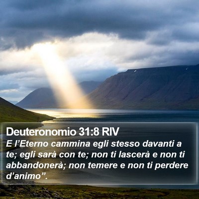 Deuteronomio 31:8 RIV Bible Verse Image