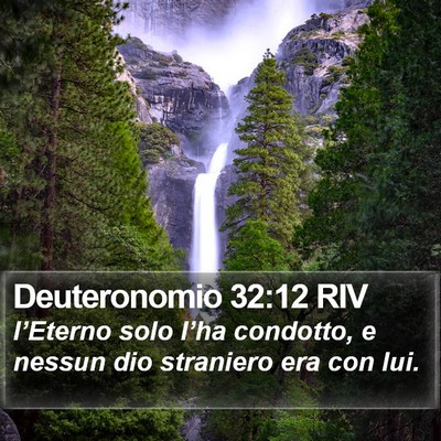 Deuteronomio 32:12 RIV Bible Verse Image