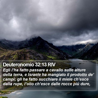 Deuteronomio 32:13 RIV Bible Verse Image